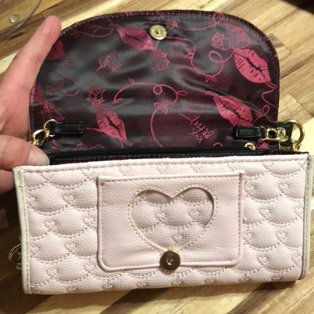 Betsey  Johnson Wallet with strap